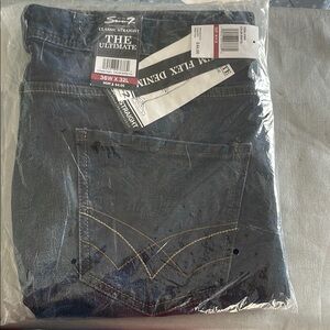 Seven7 Men's Classic Straight Jeans - Dark Blue